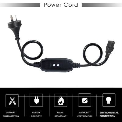 Conexión con el cable de alimentación IEC C13 con RCD 10A 240V