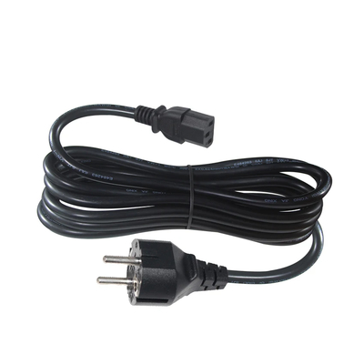 Cable de alimentación VDE 250V H05VV-F 3G1.0mm² Schuko a C13
