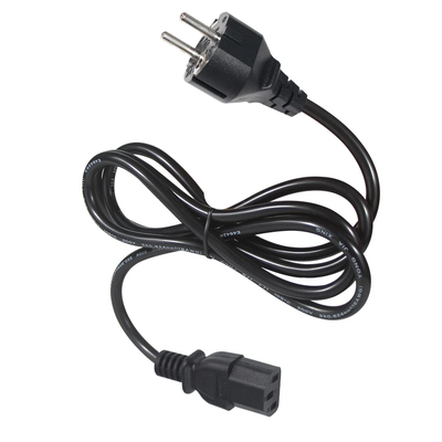 Cable de alimentación VDE 250V H05VV-F 3G1.0mm² Schuko a C13