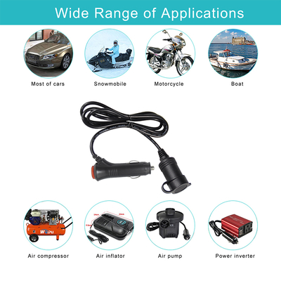 16AWG 15A Heavy Duty Cigarette Lighter Extension Cord for Truck RV