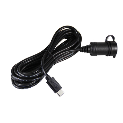 Enchufe para encendedor de cigarrillos de automóviles de 12V a adaptador de alimentación USB-C Convertidor de toma de corriente continua con puerto tipo-C para teléfono tableta GPS Dash Cam