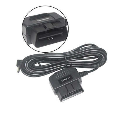 Kit de cableado directo OBD con interruptor para cámara de salpicadero DVR Cable de alimentación Cable de alimentación constante Corte de bajo voltaje Cable elevador de CC