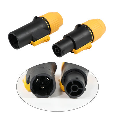 PowerCON Male to Female Connector, AC Locking Power Cable Connector 20A 250V for Stage Lighting, Audio Equipment, Sound System