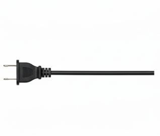 Cable de alimentación NEMA 1-15P con extremos de cable pelados, cable de extensión de CA de 2 clavijas para fabricantes de lámparas de escritorio, ventiladores, radios, talleres de reparación