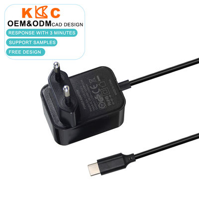 Adaptador de fuente de alimentación de conmutación de 36 W 12 V 3 A con salida tipo C
