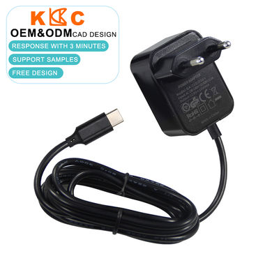 36W USB-C 12V 3A Adaptador de energía UE con certificación CE FCC