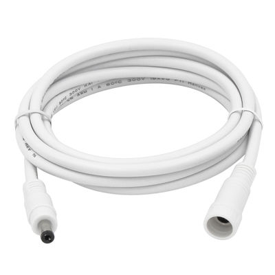 1Cables de extensión de adaptador de alimentación de corriente continua de macho a hembra para controlador de luz LED