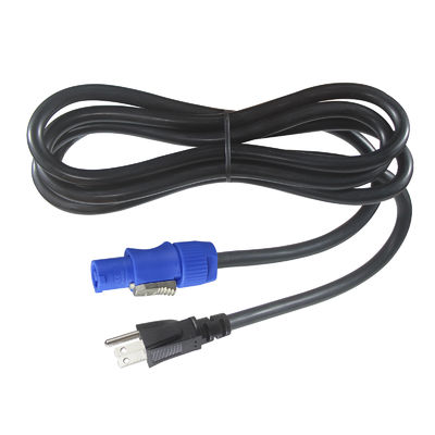 SJT SJTW Extensión de cable 3Pin USA Cordón de alimentación 3M con conector US a PowerCON