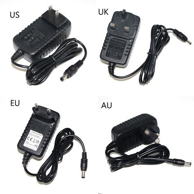 Adaptador de alimentación de corriente continua 12V 2A para Cctv Ip cámara de carga Adaptador de corriente continua 12V DC 5.5Mm Jack