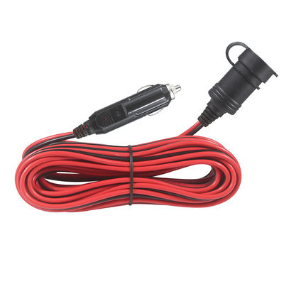 Cordón de extensión del encendedor de cigarrillos de 3 pies 6 pies 12 pies hombre a mujer para cargar automóviles
