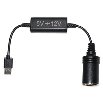 Cable de conversión de 5V a 12V USB a CC para el banco de alimentación del enrutador