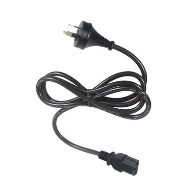 220V Femenino 3X1.0MM Cable 240V Saa Plug Cordón de alimentación de la computadora Australia a C13