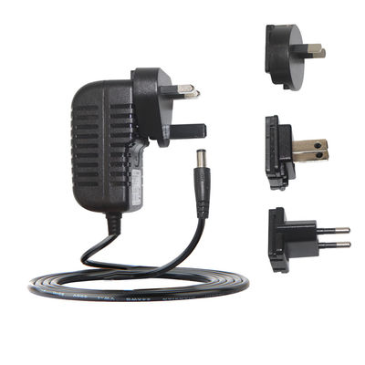 Adaptador de corriente universal de 9V 1A con múltiples opciones de enchufe