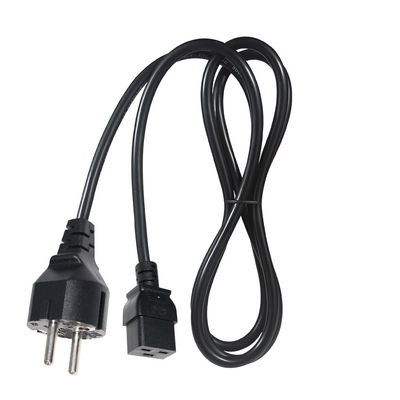 Cable de alimentación de la UE C19 PDU Socket Strip IEC con cables despojados y enchufe estándar CEE de 240V 30A