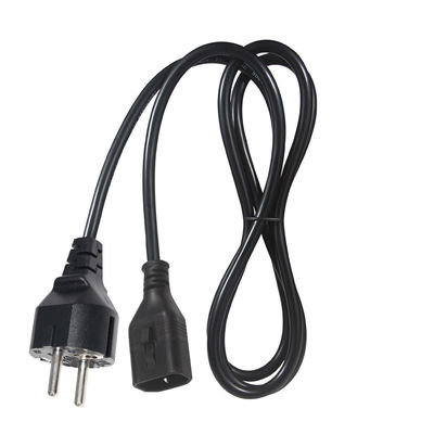 Cable de bloqueo industrial 3x1.5 mm enchufe Eu 3pin-C14 conector de alimentación eléctrica estándar europeo