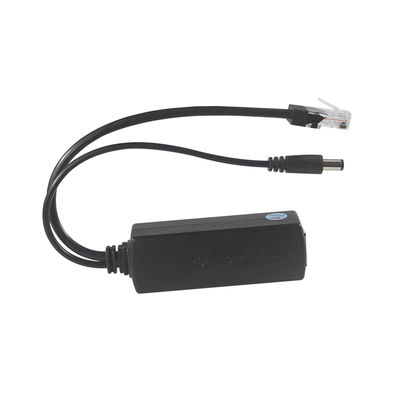 PoE Splitter con salida de corriente continua - 48V a 12V / 9V / 5V Convertidor de potencia descendente por Ethernet para cámara IP, Raspberry Pi, punto de acceso