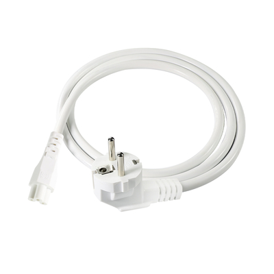 Cable de alimentación EU Plug a IEC C5 - Cable de CA europeo de 2 pines para adaptador de portátil, notebook, proyector, conector Cloverleaf de 2.5A 250V