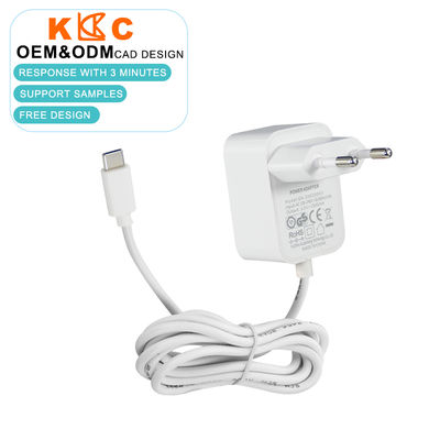 Adaptador de corriente tipo C de 12V 3A 36W USB-C con entrada global