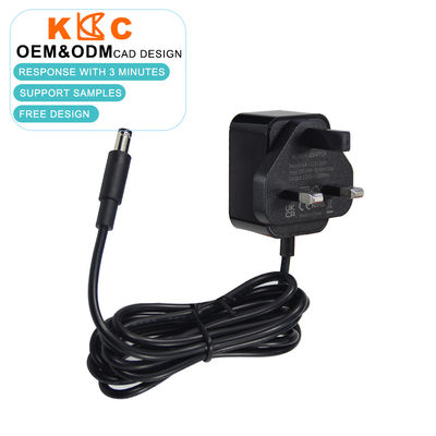 Adaptador de corriente DC de 12V con enchufe de 3 clavijas del Reino Unido para CCTV, sistemas de luces LED 1A 2A 3A dc 5.5x2.1mm Fuente de alimentación de enchufe de pared
